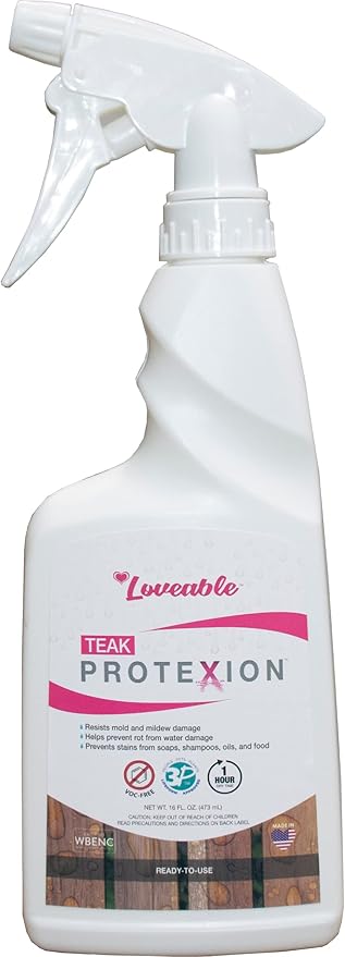 EcoDecors Loveable 24 oz Spray Bottle Teak Oil and Loveable Protection 16 oz - Image 2