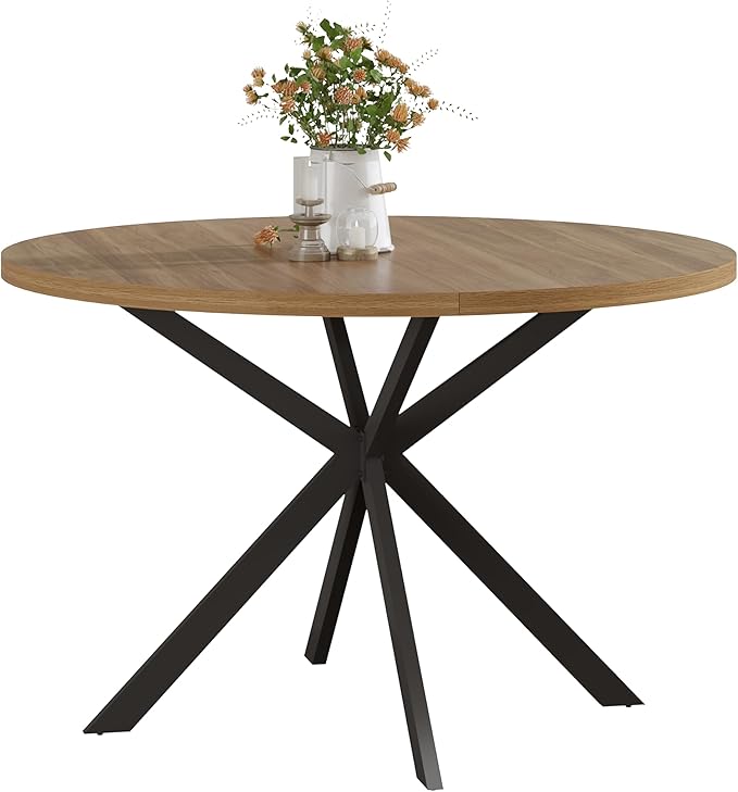 ChooChoo 47.2 Inch Round Dining Table - Image 7