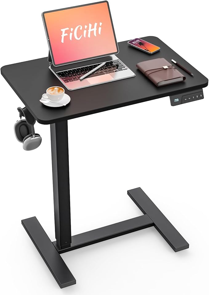 Mobile Standing Desk with Wheels by FiCiHi