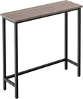 HollyHOME Narrow Console Table, 29.5" Slim Entryway Table, Sofa Stand, Hallway by HollyHOME