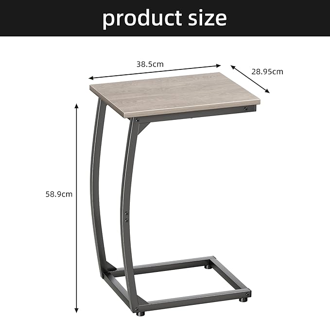 C-Shaped End-Table Set of 2 - Image 3