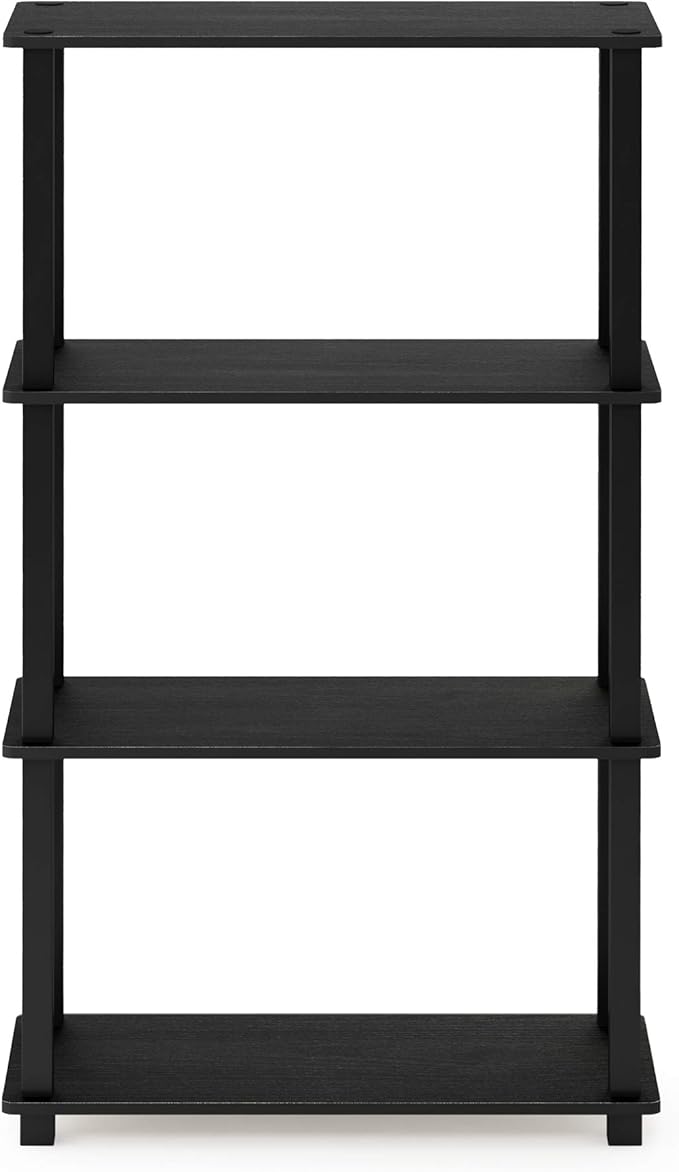 Furinno Turn-N-Tube 4-Tier Multipurpose Shelf Display Rack, Square Tube - Image 5