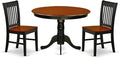 East West Furniture HLNO3-BCH-W 3 Piece Kitchen Table & Chairs Set Contains a by EastWestFurniture