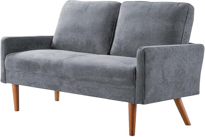 Kent Velvet Loveseat Sofa, European Style - Image 6