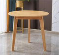 Simplicity Solid Wood Dining Table, Round by NICOKI