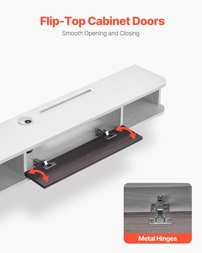 VEVOR Floating TV Stand, for Bedroom & Living Room - Image 7