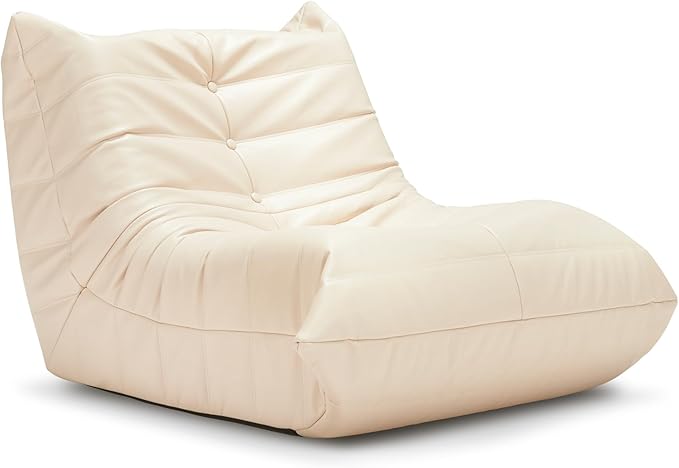 Hobestluk Giant Bean Bag Chair Lazy Floor Sofa, Memory Foam Fireside Sofa - Image 9