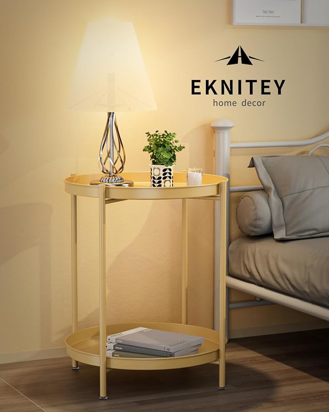 EKNITEY 2 Tier Side Table - Image 4