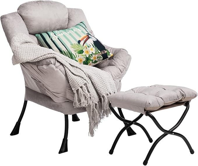 HollyHOME Fabric Lazy Chair - Image 5