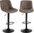 Bar Stools Set of 2, Swivel Counter Height Barstools by Youhauchair
