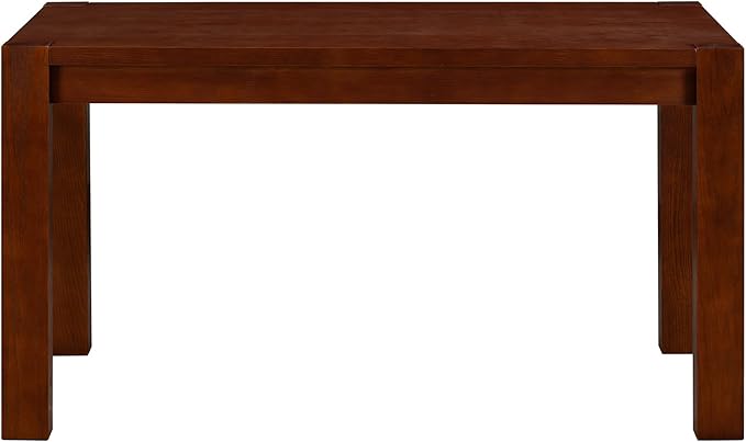 NTC Block 55 Inch Modern Farmhouse Dining Table, Rectangular Dinner Table - Image 8