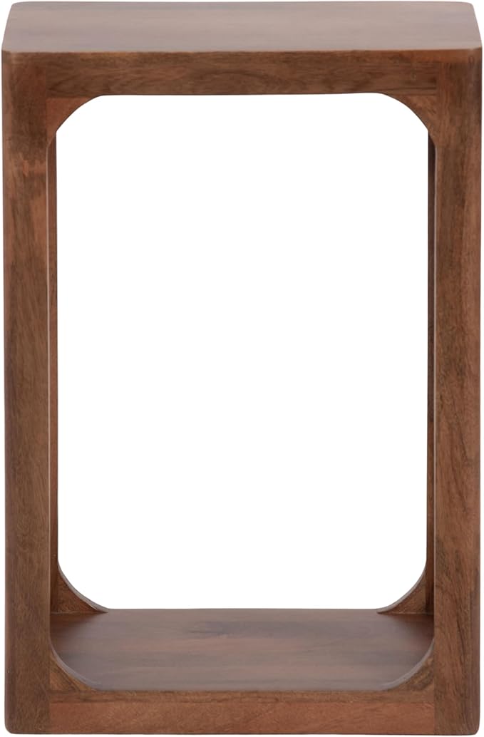 Kate and Laurel Dahl Modern Slatted Wooden Slim Side Table - Image 9