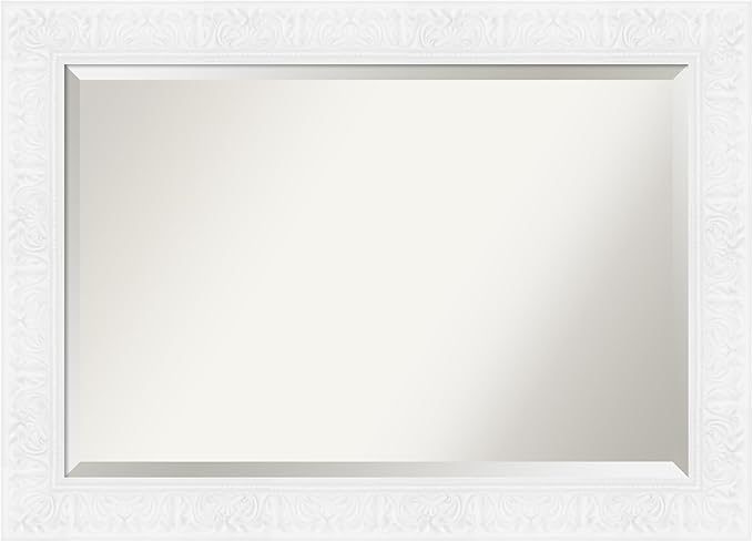 Amanti Art White Bathroom Mirror by AmantiArt