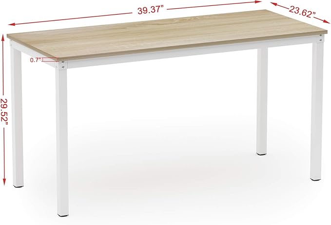 Teraves Computer Desk/Dining Table Office Desk Sturdy Writing Workstation - Image 8