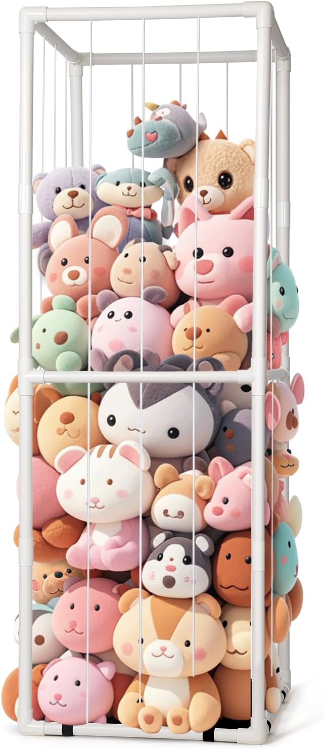 Stuffed Animal Zoo Storage by EULXSUD