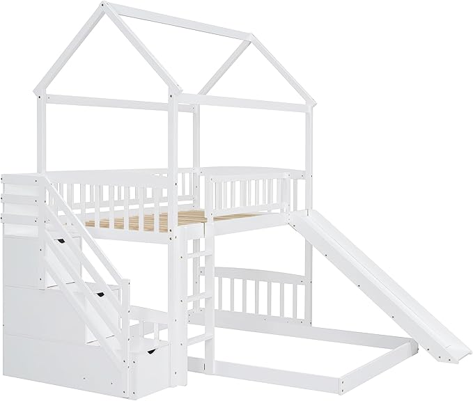 Ball & Cast Twin Over Twin Size House Bunk Bed - Image 6