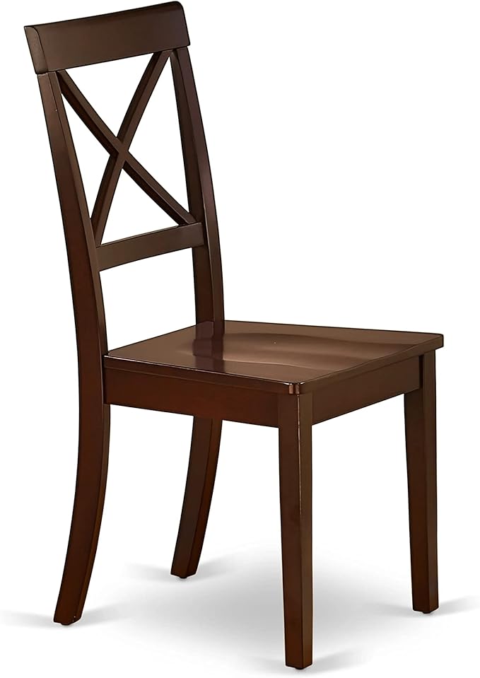 East West Furniture NDBO5-MAH-W 5 Piece Dining Room Furniture Set Includes a - Image 10