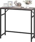 Narrow Console Table, 29.5" Small Entryway Table, Sofa Table by Livofloral