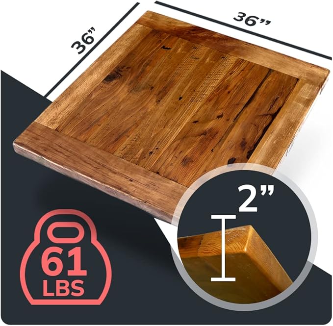 Reclaimed Wood Table Top - Image 2