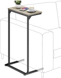TUTOTAK C Shaped End Table, Small Side Table, 28.7 inch Tall Couch Table by WelcometotheTUTOTAKHome