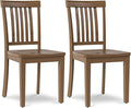 COLAMY Wooden Dining Chairs Set of 2, Solid Rubberwood Kitchen & Dining Room by COLAMYINC