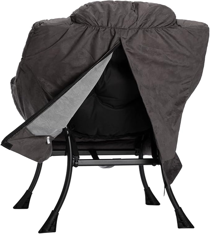HollyHOME Modern Fabric Large Lazy Chair, Accent Oversized Comfy Reading Chair - Image 9