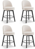 Counter Height Barstools 26 inch Upholstered Swivel Bar Stools by Kislot