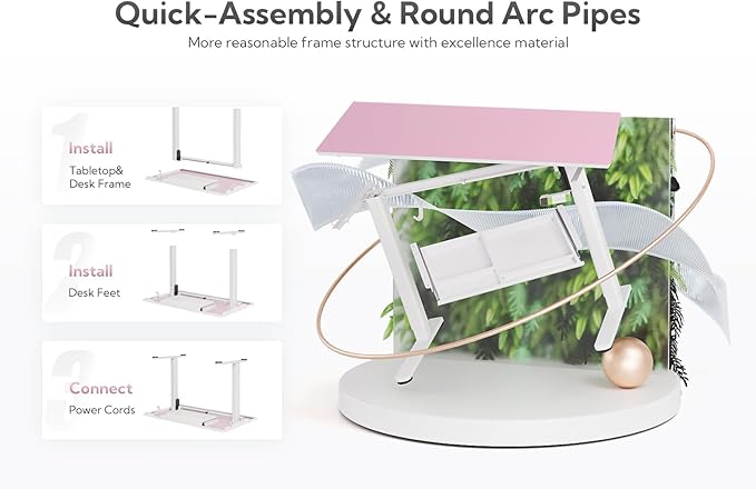 INNOVAR Glass Standing Desk - Image 5