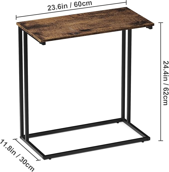 C-Shaped Side Table, Modern End Table - Image 3