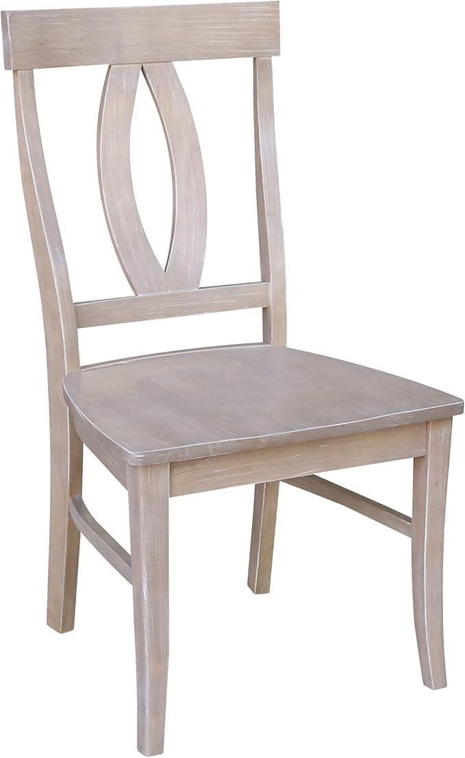 International Concepts Cosmo Chair, Washed Gray Taupe - Image 4