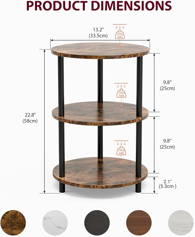 Small Round End Table - Image 2