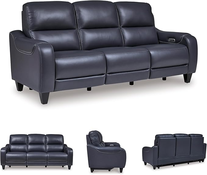 Signature Design by Ashley Mercomatic Contemporary Leather Match Wall Hugger - Image 8