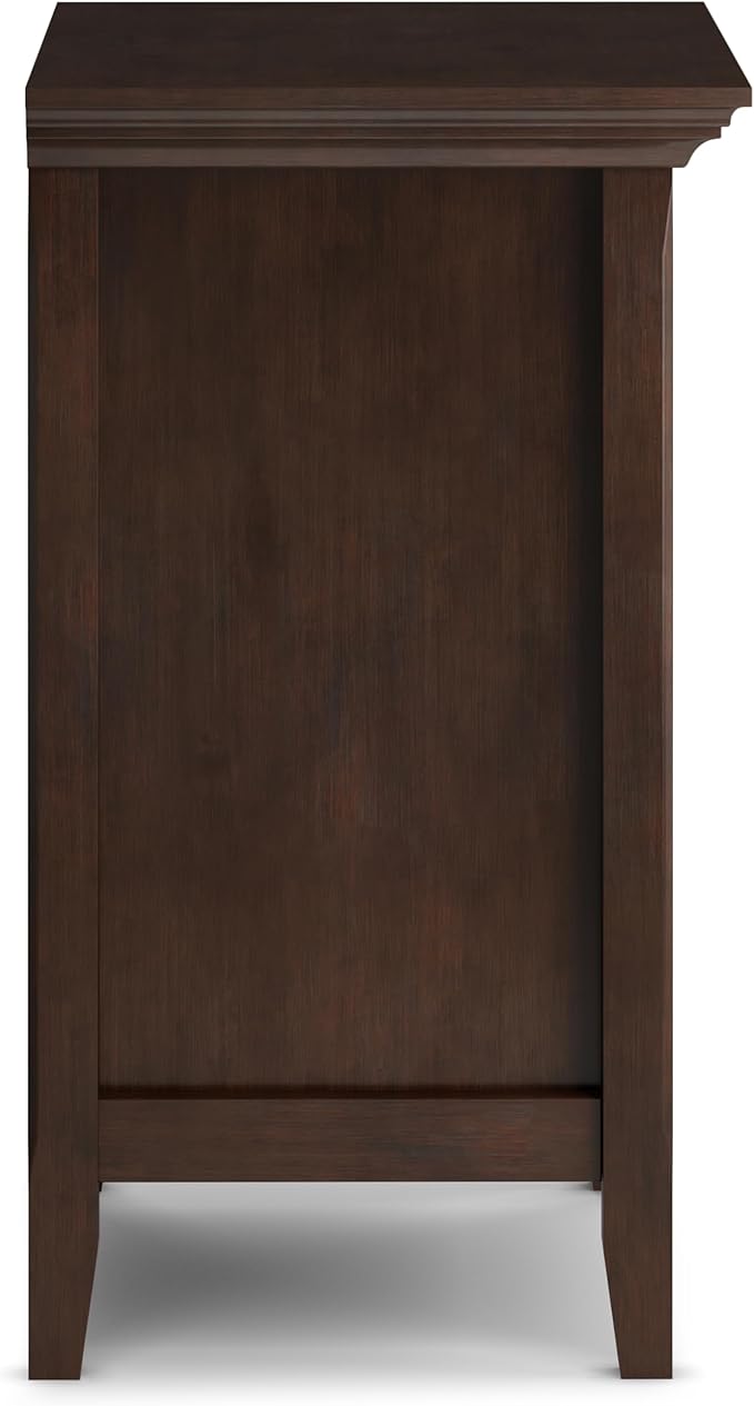 SIMPLIHOME Amherst Solid Wood 24 Inch Wide Traditional Bedside Nightstand Table - Image 8