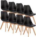 OLIXIS Dining Chairs Set of 8 Kitchen Mid Century Modern Chairs by OLIXIS