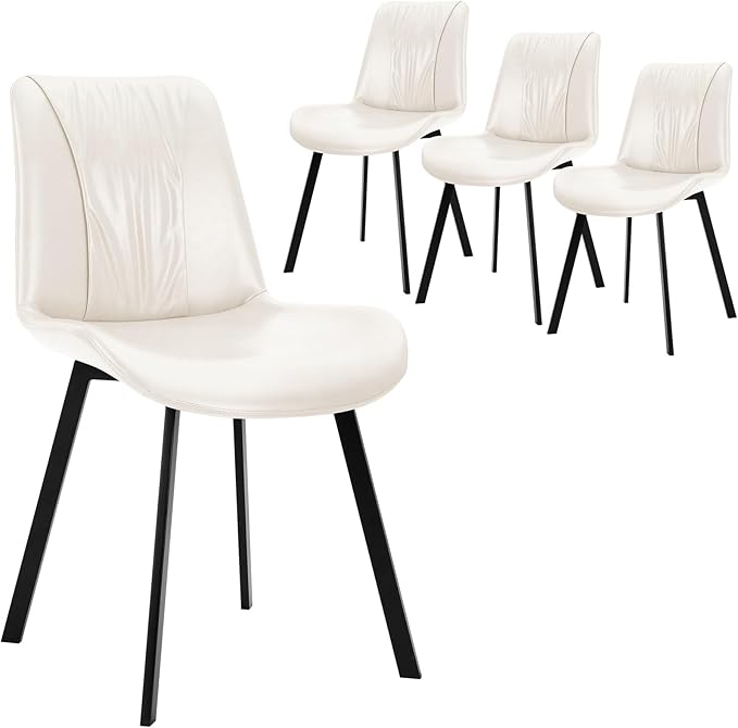 Upholstered Dining Chairs Set of 4, Modern Kitchen & Dining Room Chairs - Image 3
