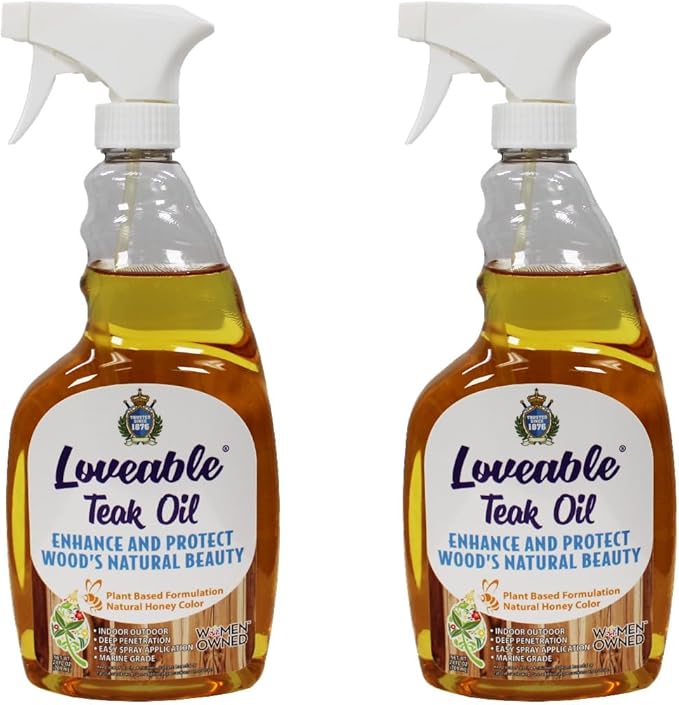 EcoDecors Loveable 24 oz Spray Bottle Teak Oil by EcoDecors