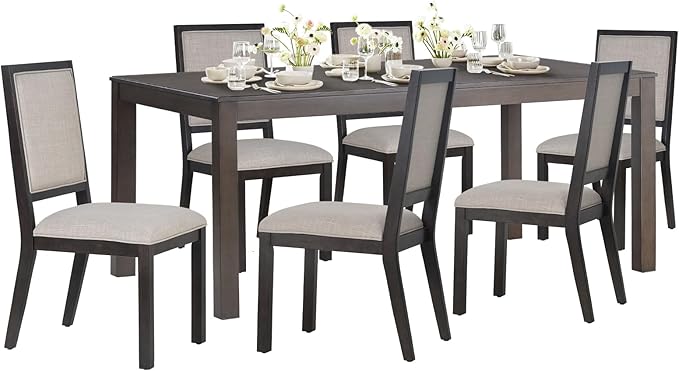 COLAMY Rectangular Dining Table Set by COLAMYINC