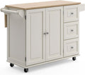 Homestyles Dolly Madison Off-White Mobile Kitchen Island Cart by homestyles