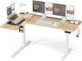 59 Inch L Shaped Standing Desk Adjustable Height, Electric Corner Standing Desk by Acrolix