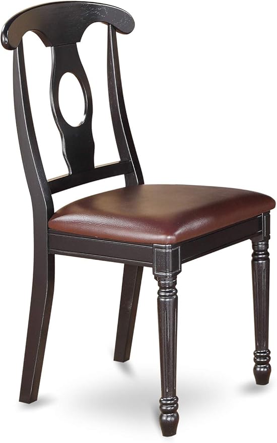 East West Furniture LGKE9-BCH-LC 9 Piece Dining Set Includes a Rectangle Dining - Image 7