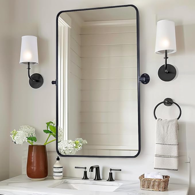 ANDY STAR Pivot Mirror, Hangs Vertically Farmhouse Style - Image 6