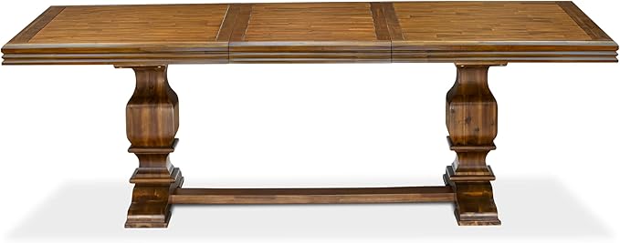 NKFO9-AWA-18-9-Piece Kitchen Set Consists of a Dinner Table and 8 Brown Linen - Image 6