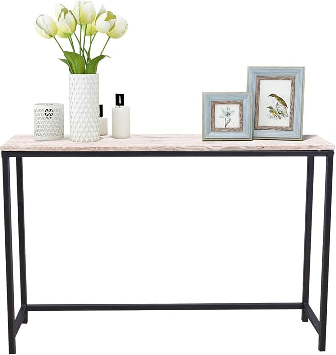 HOMERECOMMEND Sofa End Table Computer Desk Coffee Snack Console Tables - Image 3