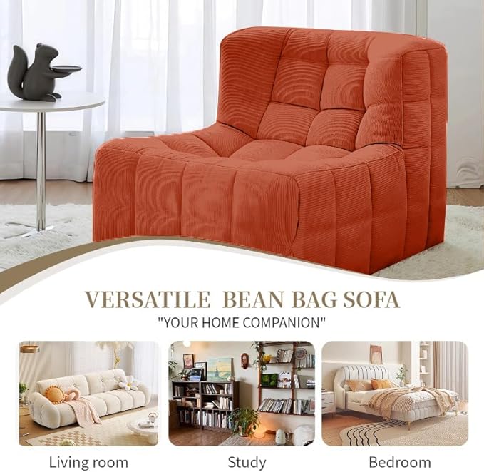 Bean Bag Chair - Memory Foam Bean Bag Chair - Image 6