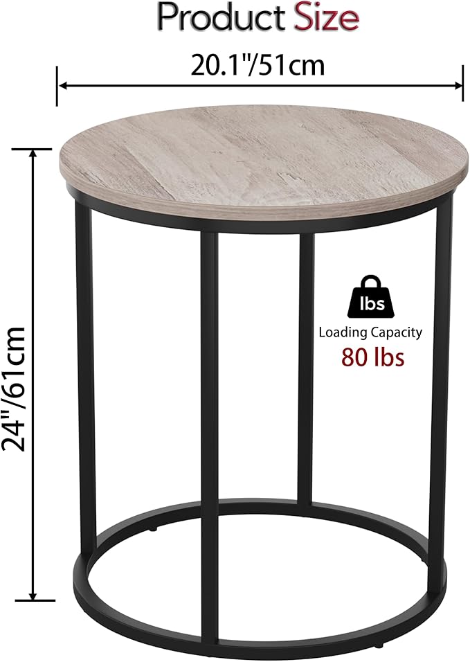 Yusong Round End Table - Image 3