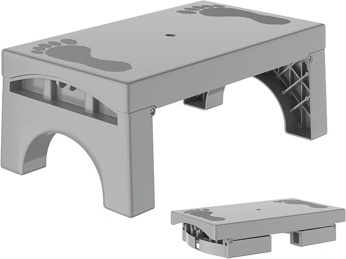 Folding Step Stool for Adults Kids, Heavy Duty Non-Slip Foldable Stepping Stool by FYGUESDIRECT