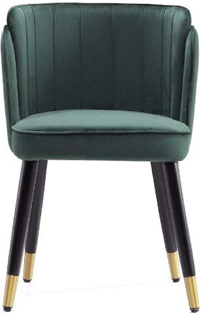 Manhattan Comfort Zephyr Modern Velvet Dining Chair, Solid Wood Frame - Image 5