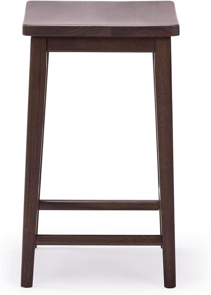 Plank+Beam Smythe Counter Stool, Sturdy Wood Modern Kitchen Counter Height Stool - Image 5