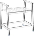 Acrylic Shower Chair with Arms by GOIOOIA