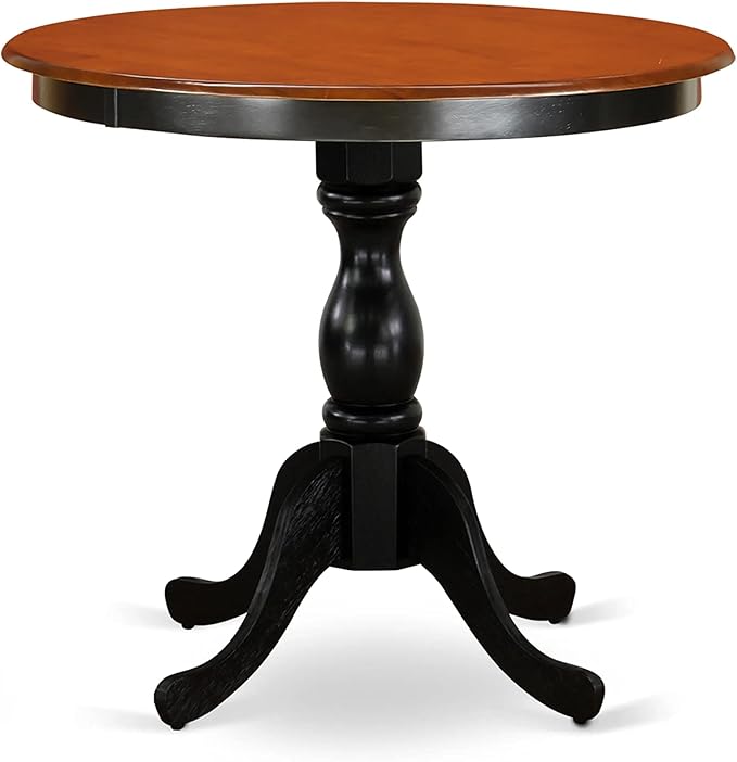 East West Furniture ESEN3-BCH-69 3 Piece Kitchen Table & Chairs Set Contains a - Image 3